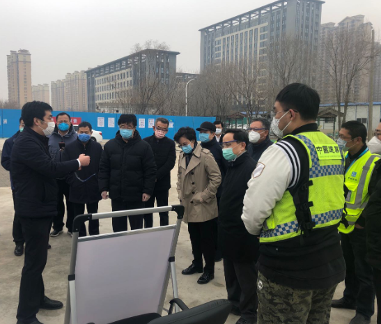 馬澤平陪同中國人民大學(xué)黨委書記、校長檢查中國人民大學(xué)通州新校區(qū)項目疫情防控、工程